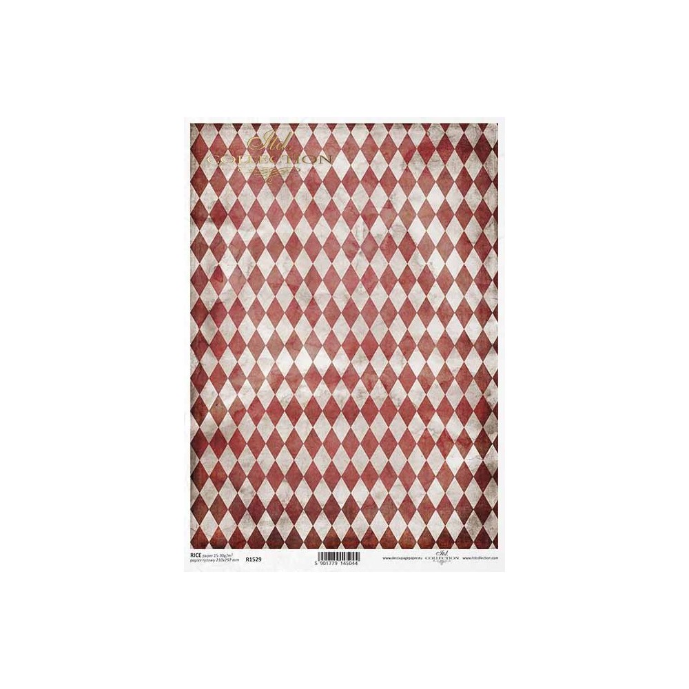 Decoupage paper A4 - ITD Collection - rice, R1529