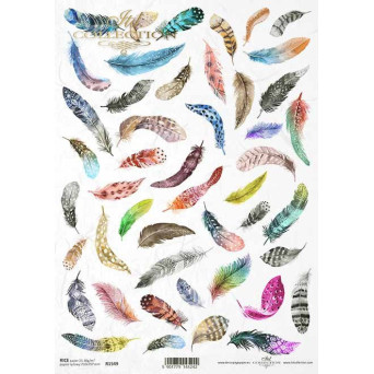 Decoupage paper A4 - ITD Collection - rice, R1549