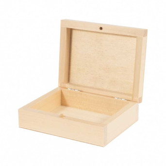Wooden box for playing cards