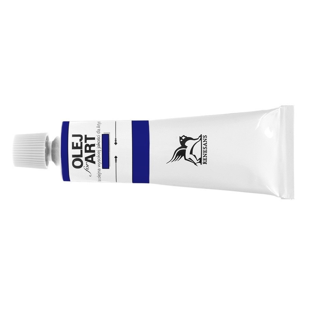 Oil paint Olej for Art - Renesans - 33, cobalt deep blue, 60 ml