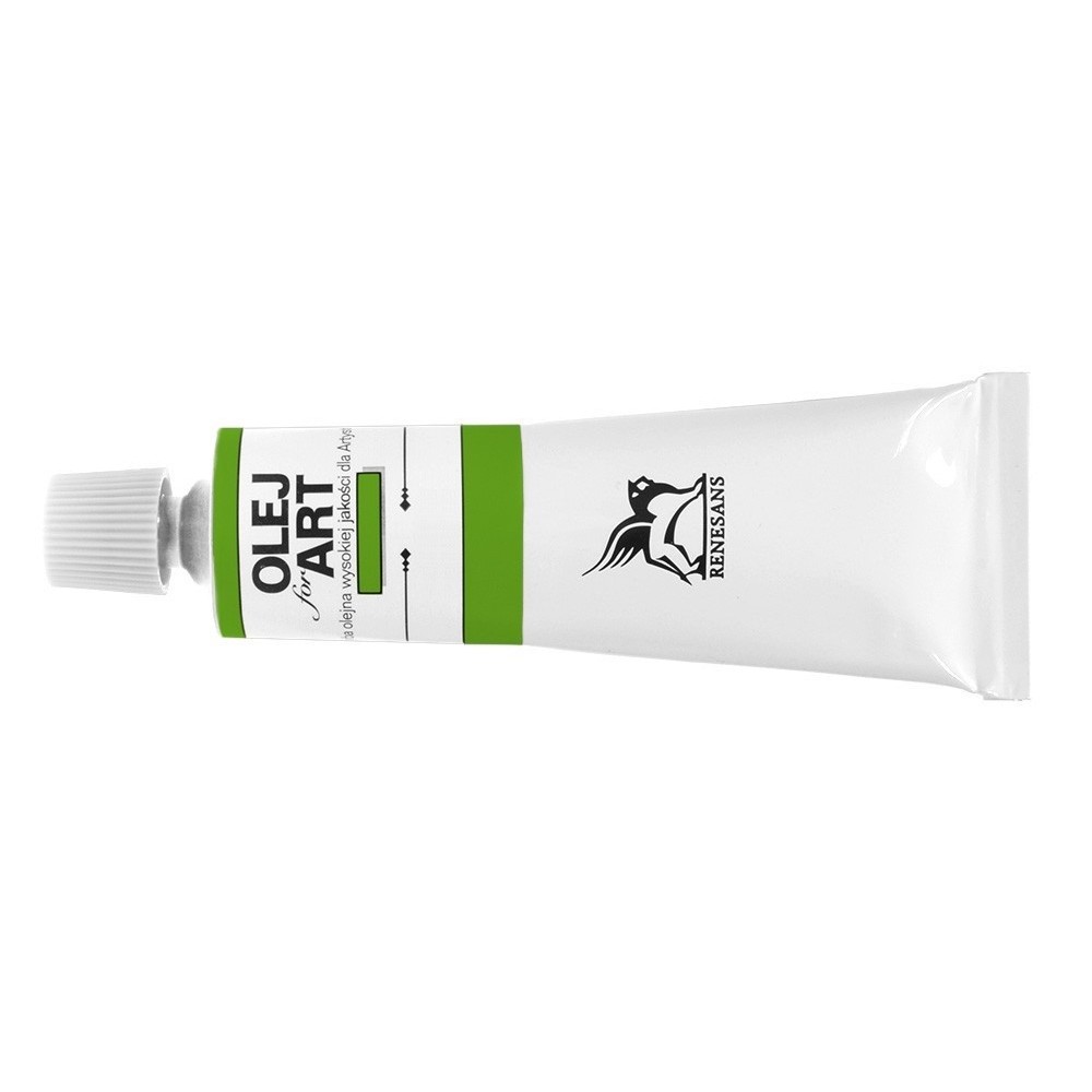 Oil paint Olej for Art - Renesans - 37, cinnabar green deep, 60 ml