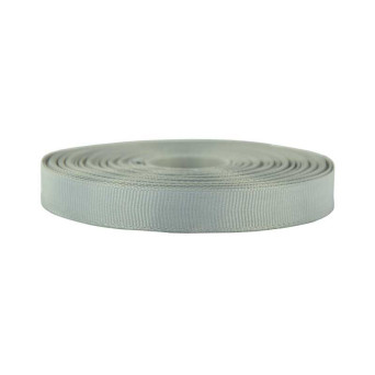 Repp ribbon - grey, 12 mm