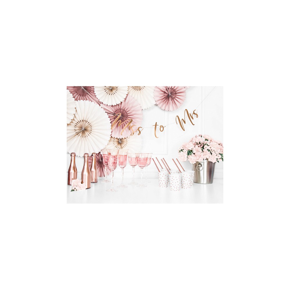 Banner Miss to Mrs - rose gold, 1 pc.
