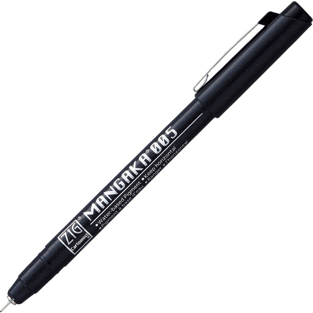 ZIG Cartoonist Mangaka pen - Kuretake - black, 0,05 mm