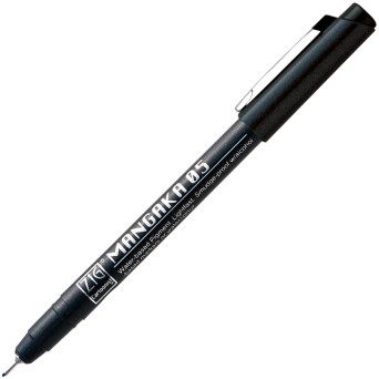 ZIG Cartoonist Mangaka pen - Kuretake - black, 0,5 mm