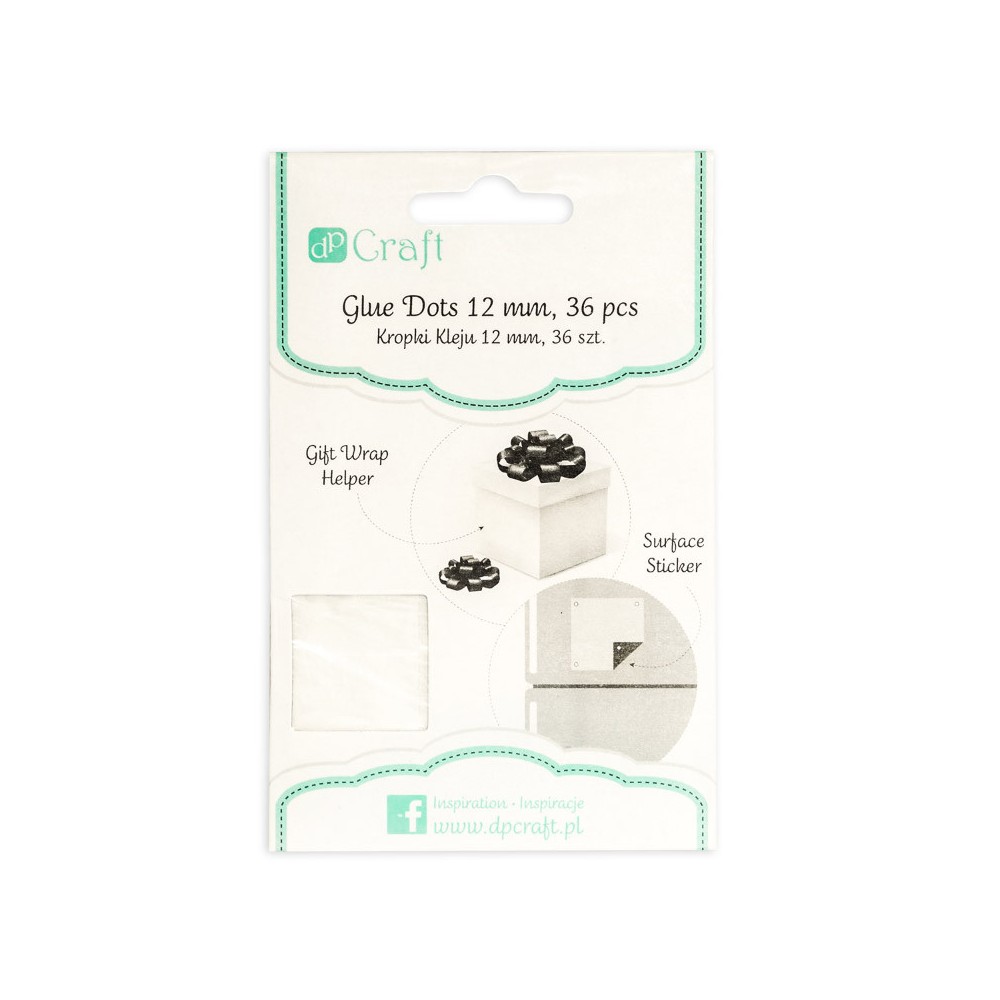 Glue Dots - DpCraft - 12 mm, 36 szt.