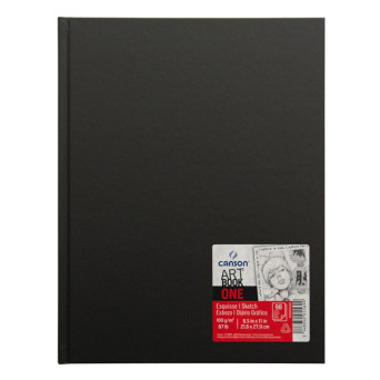 Szkicownik Art Book One A4 - Canson - czarny, 100 g, 100 ark.
