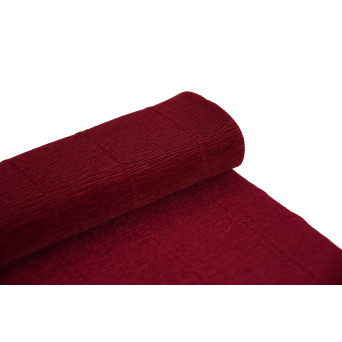 Krepina, bibuła włoska 180 g - Carmino red, 50 x 250 cm