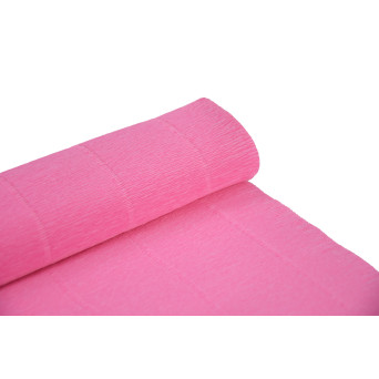 Krepina, bibuła włoska 180 g - Baby pink, 50 x 250 cm