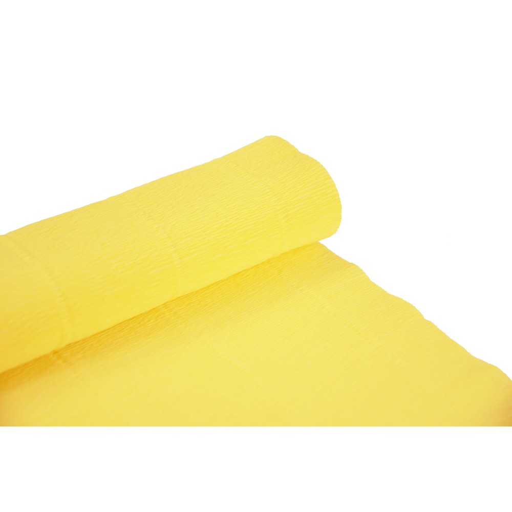Italian crepe paper 180 g/m2 - Carminio Yellow 574