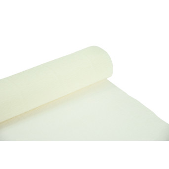 Krepina, bibuła włoska 180 g - White, 50 x 250 cm