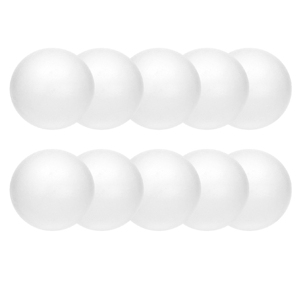 Styrofoam balls - 6 cm, 10 pcs.