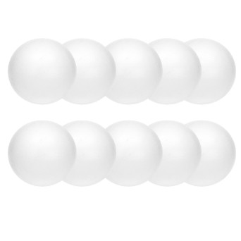 Styrofoam balls - 8 cm, 10 pcs.