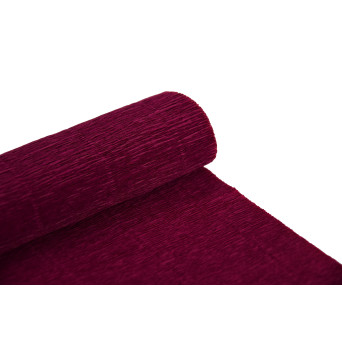Krepina, bibuła włoska 180 g - Cardinal red, 50 x 250 cm