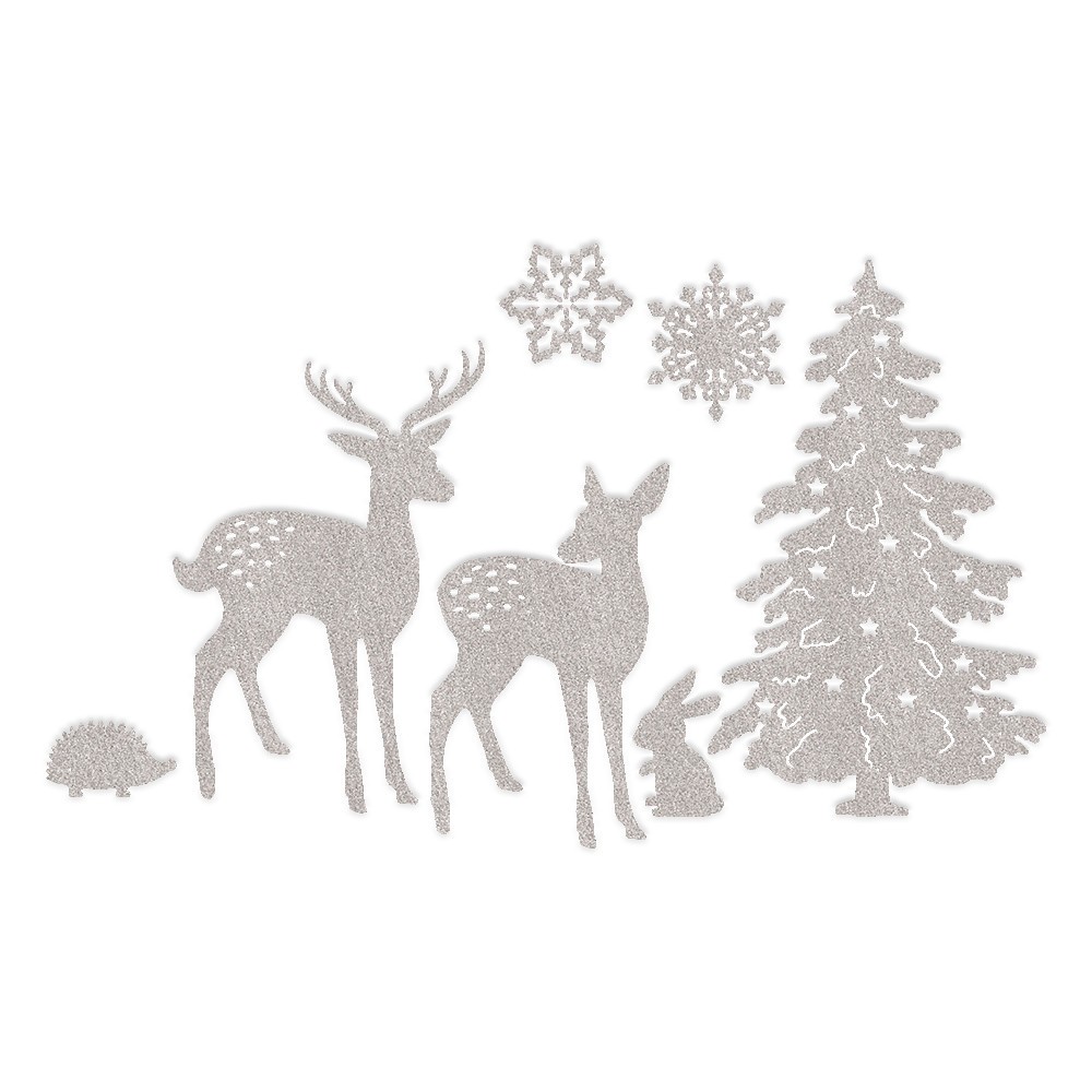 Set of cutting dies Winter wonderland - DpCraft - 7 pcs.