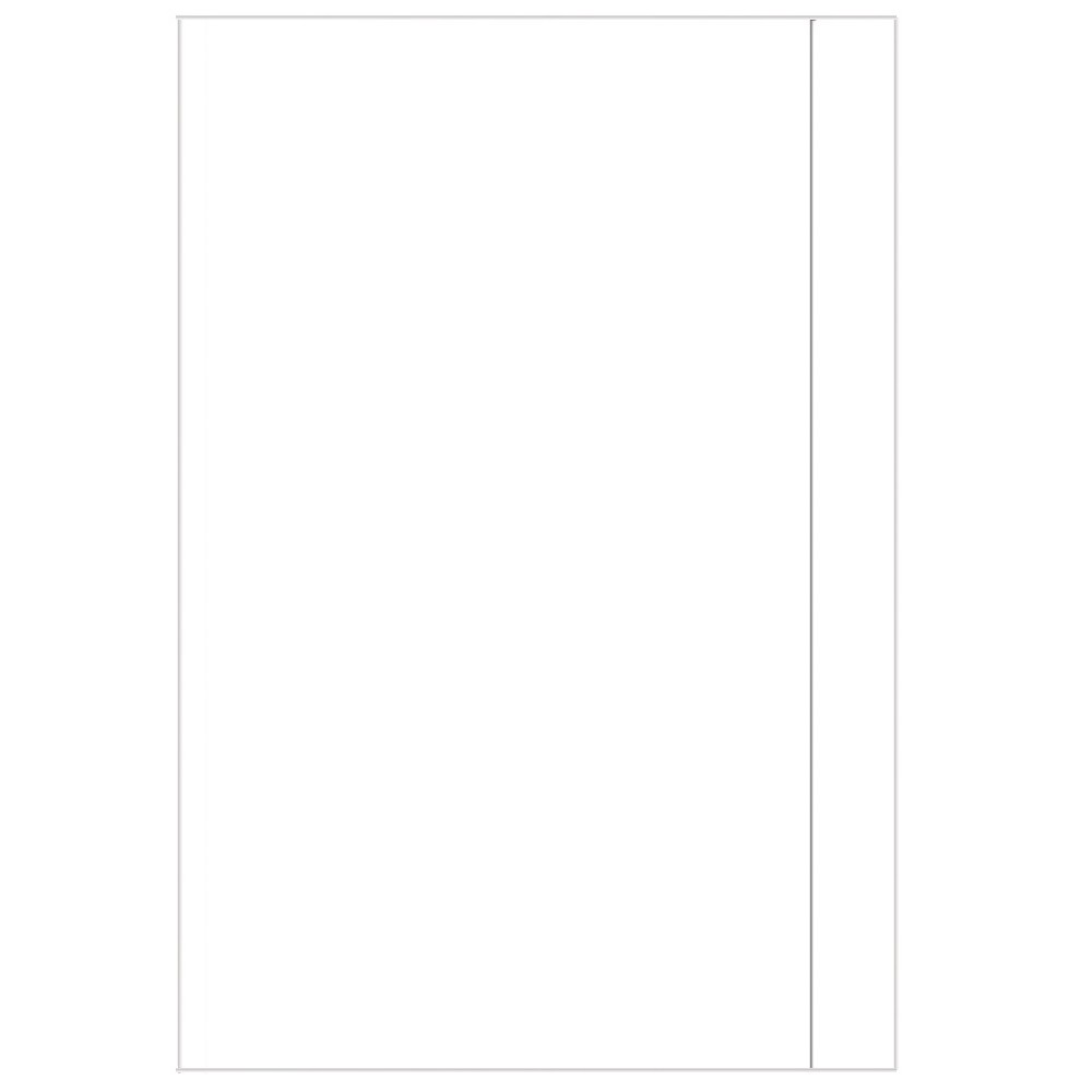 Folder with rubber closure A4 - white