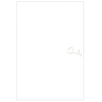 Folder with tie closure A4 - white