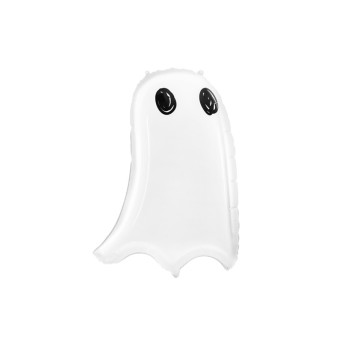 Foil balloon Ghost - white, 48 x 68 cm