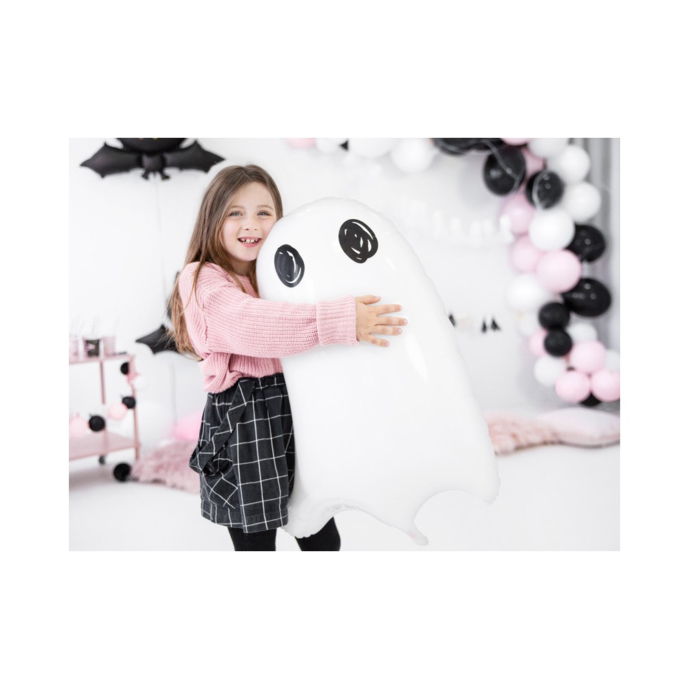 Foil balloon Ghost - white, 48 x 68 cm