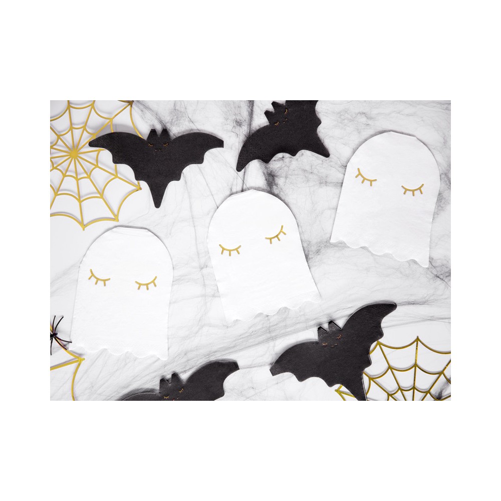 Paper decoration Spiderwebs - gold, 3 pcs.