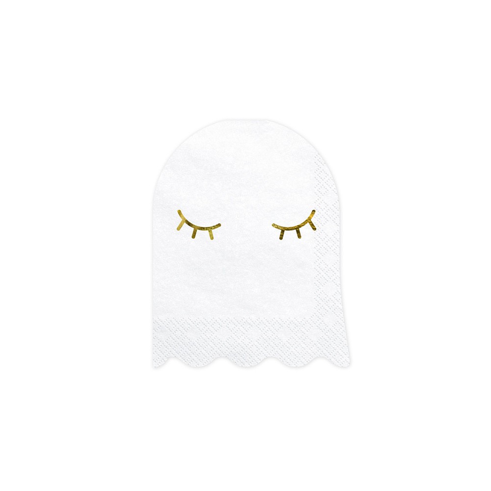 Napkins Ghost - white, 11 x 14 cm, 20 pcs.