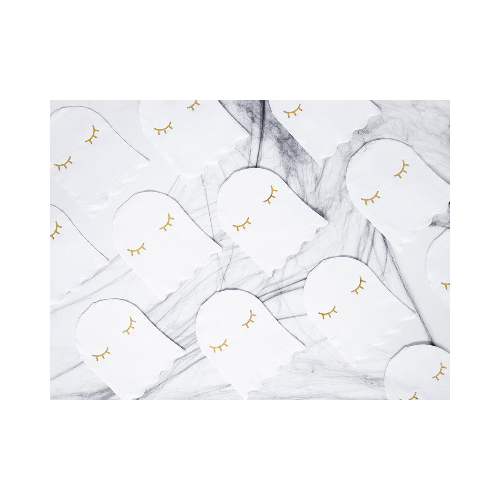 Napkins Ghost - white, 11 x 14 cm, 20 pcs.
