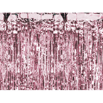 Kurtyna Party - różowe złoto, 90 x 250 cm