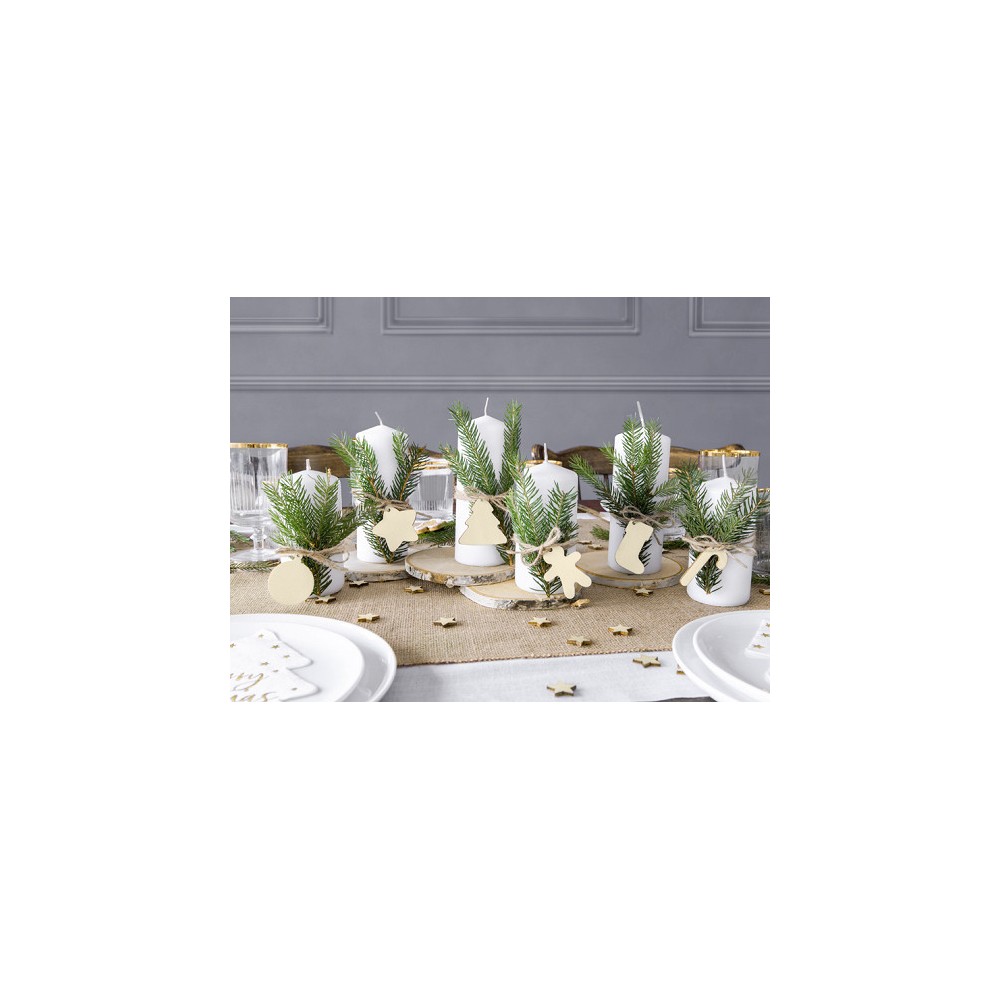 Konfetti drewniane Gwiazdki - 2 x 2 cm, 50 szt.