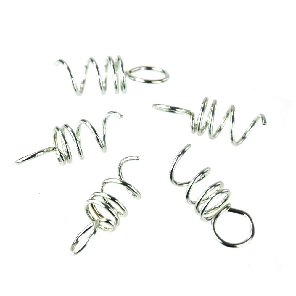 Styrofoam Hanger - silver, 10 x 30 mm, 5 pcs.