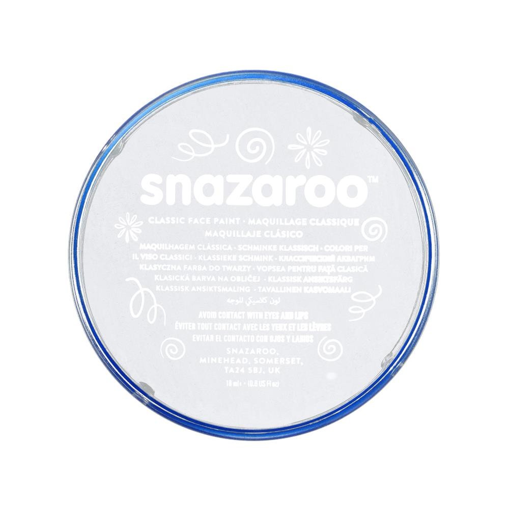 Farba do malowania twarzy - Snazaroo - biała, 18 ml