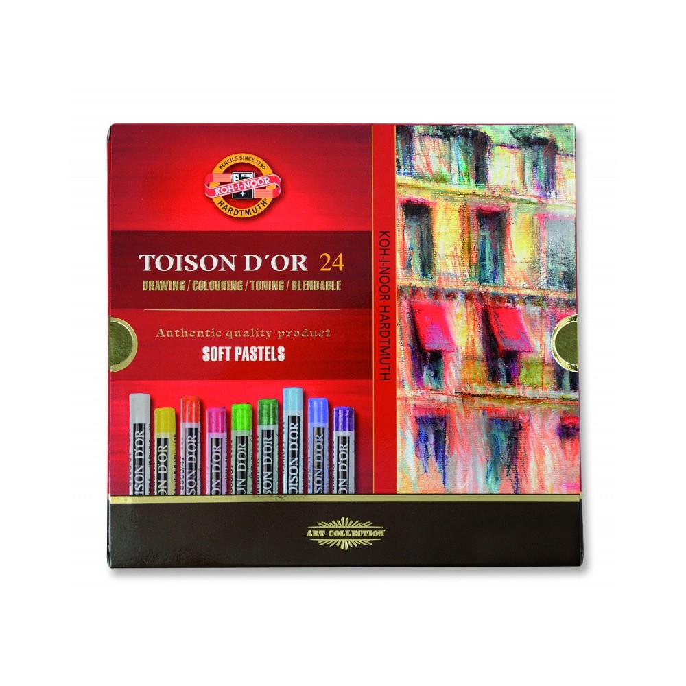 Set of Artist's Dry Chalks 8514, 24 pcs