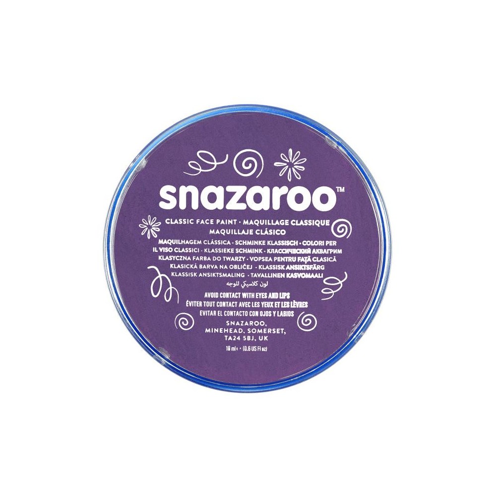 Face and body make-up paint - Snazaroo - purple, 18 ml