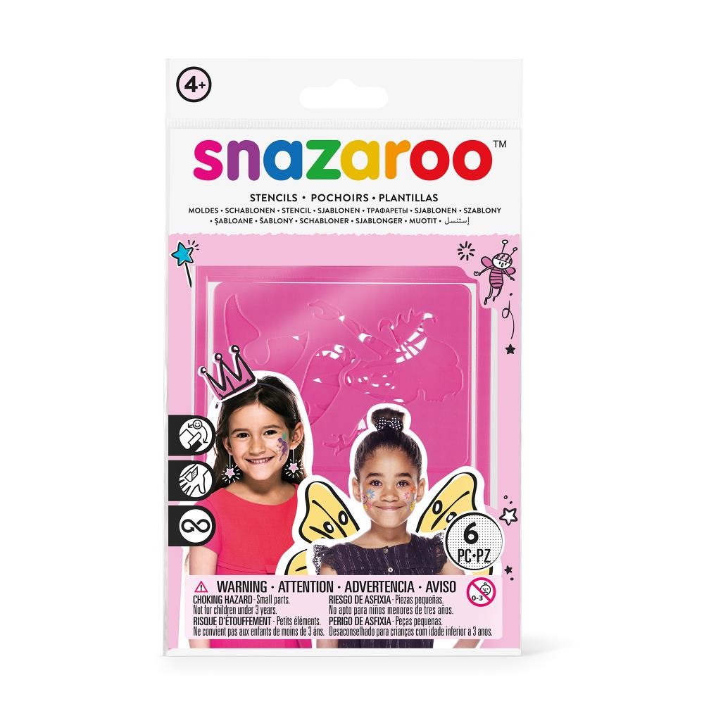 Fantasy stencils - Snazaroo - 6 pcs