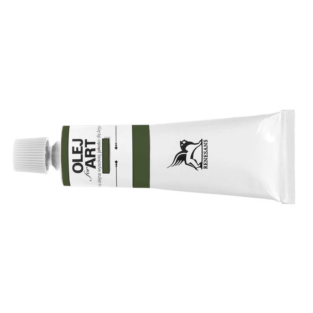 Oil paint Olej for Art - Renesans - 42, golden green, 60 ml