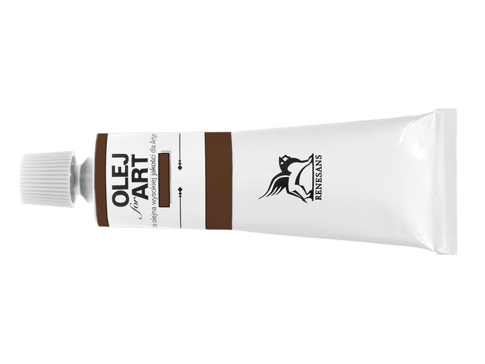 Oil paint Olej for Art - Renesans - 46, burnt umber, 60 ml