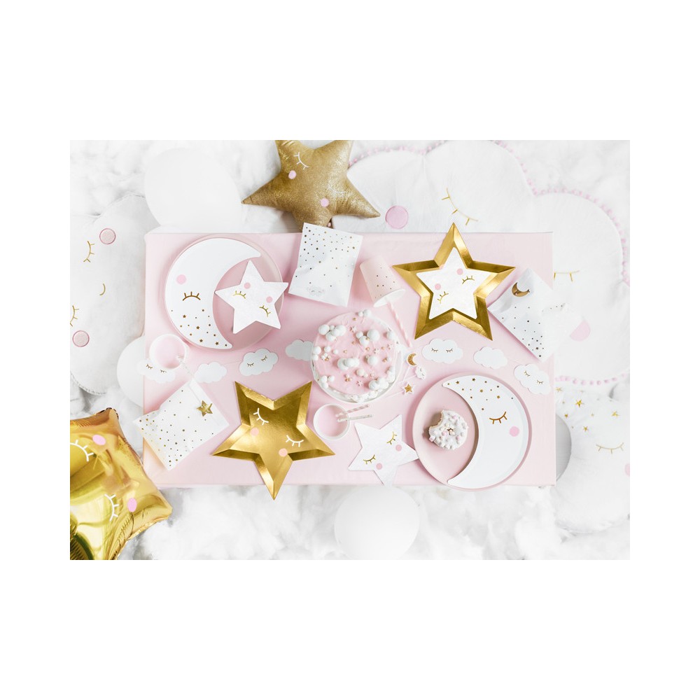 Serwetki Little Star - gwiazdki, białe, 20 szt.