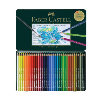 Zestaw kredek akwarelowych w metalowej kasecie A. Dürer - Faber-Castell - 36 kolorów