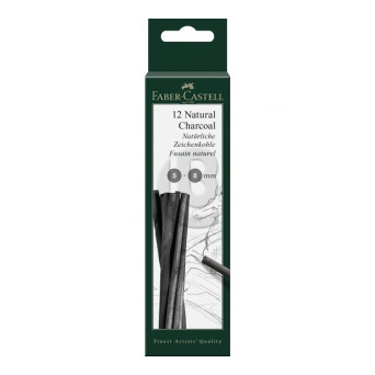 Naturalny grafit węglowy Pitt Monochrome - Faber-Castell - 12 szt.