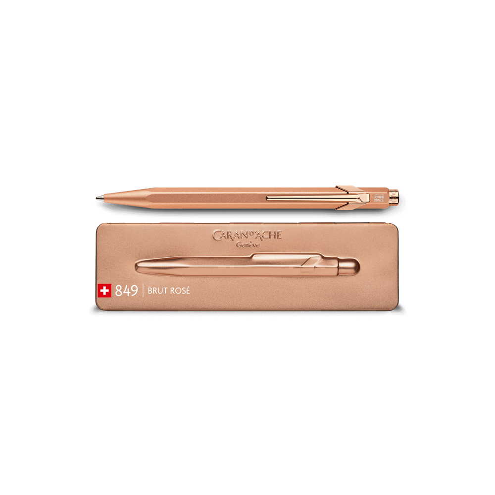 Ballpoint 849 Pop Line pen - Caran d'Ache - Brut Rose