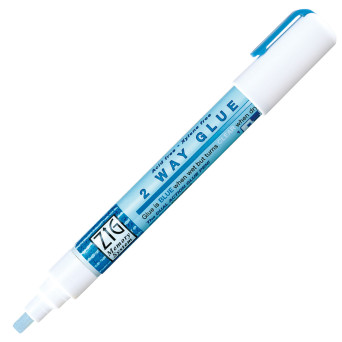 Klej w pisaku ZIG 2 Way Squeeze & Roll Chisel Tip - Kuretake