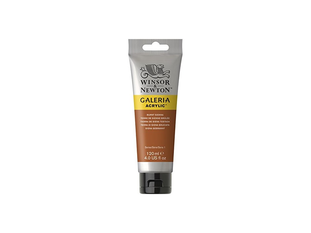 Acrylic paint Galeria - Winsor & Newton - Burnt Sienna, 120 ml