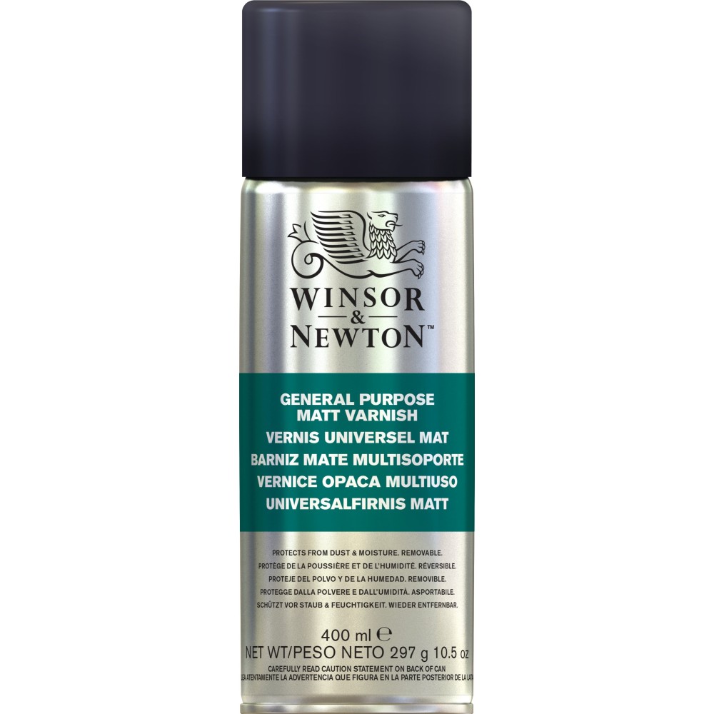 Werniks matowy w sprayu General Purpose - Winsor & Newton - 400 ml