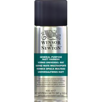 Werniks matowy w sprayu General Purpose - Winsor & Newton - 400 ml