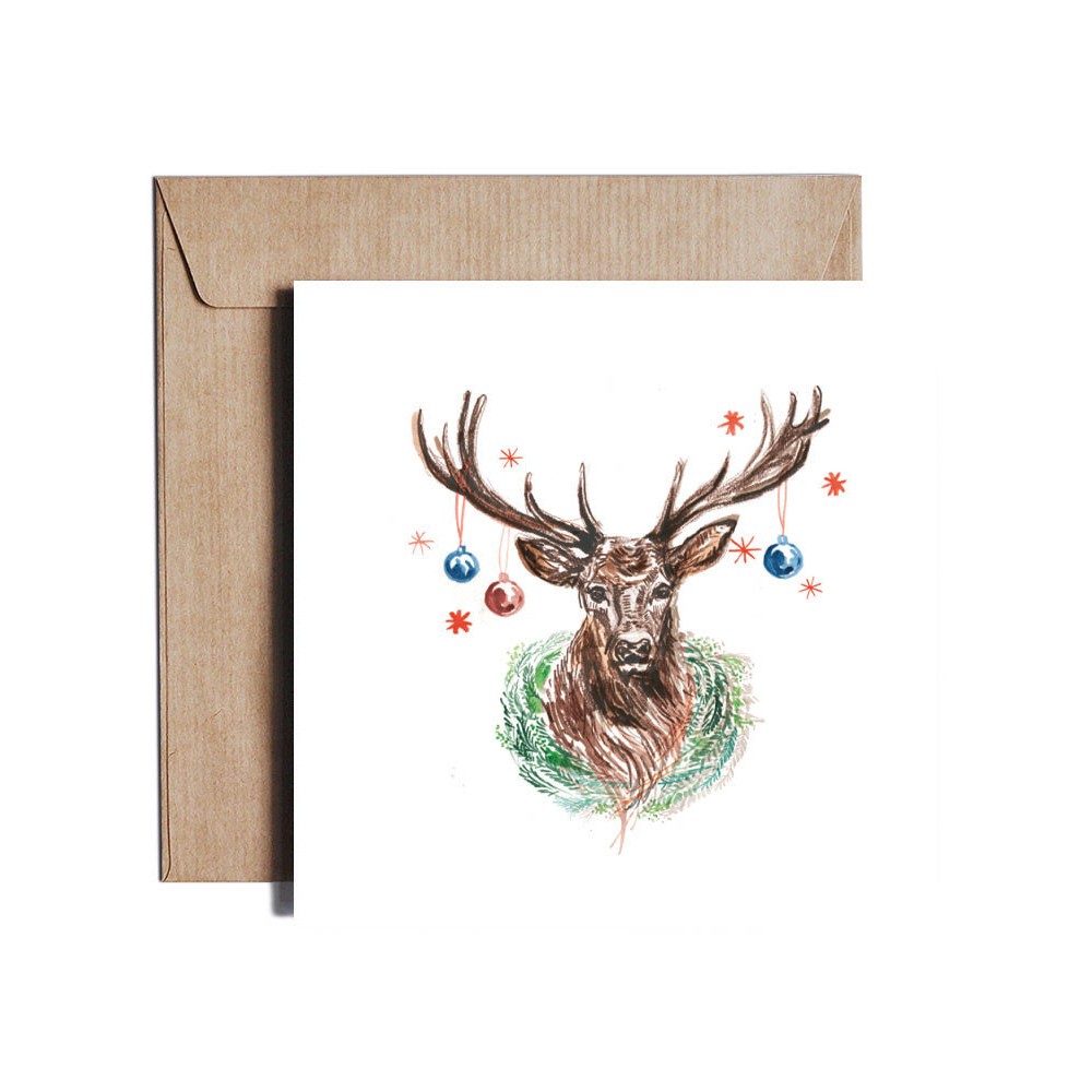 Greeting card - Pieskot - Hang in there, 14,5 x 14,5 cm
