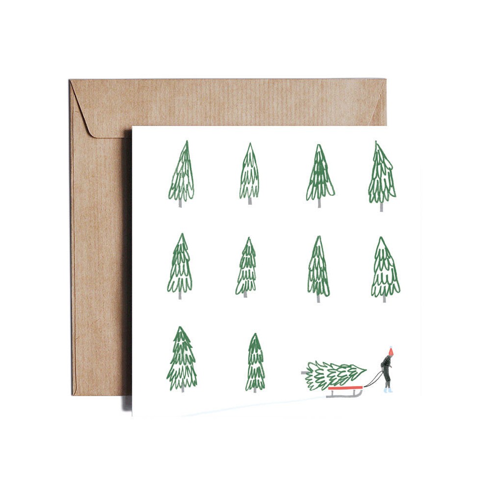 Greeting card - Pieskot - It wasn't me, 14,5 x 14,5 cm