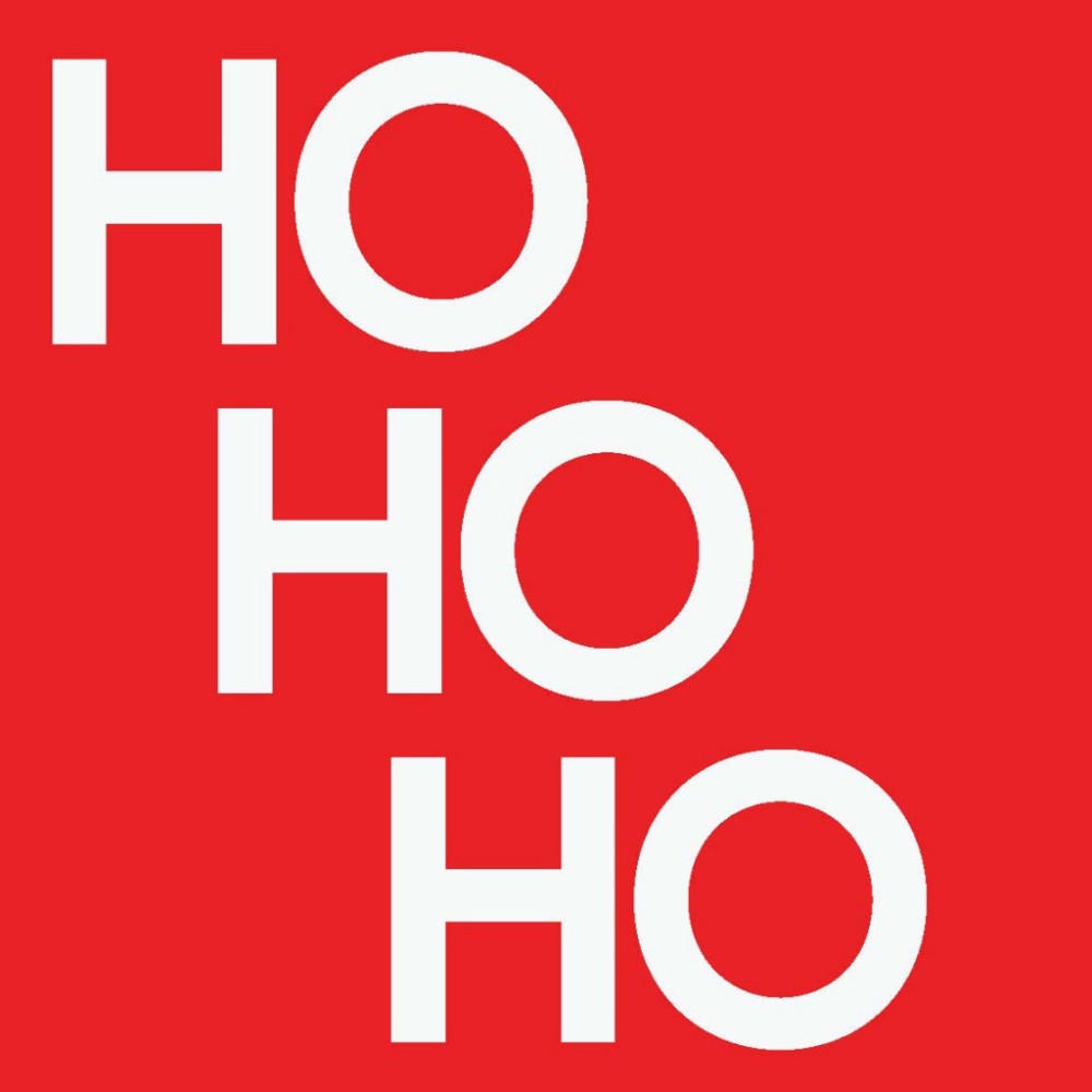 Kartka okolicznościowa - PiesKot - Ho Ho Ho, 14,5 x 14,5 cm