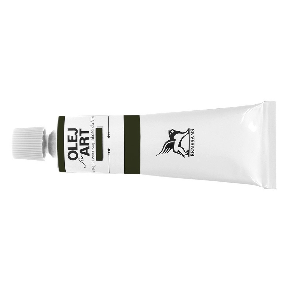 Oil paint Olej for Art - Renesans - 74, burnt green earth, 60 ml
