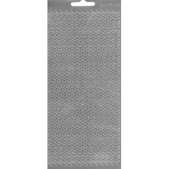 Stickersy, naklejki ażurowe - Gwiazdki, szlaczek, srebrne