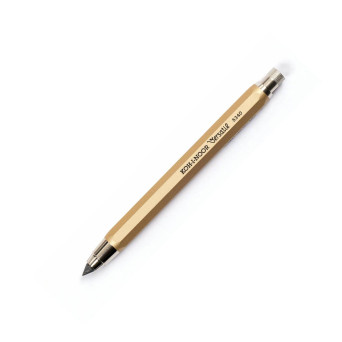 Mechanical Clutch Leadholder Versatil with sharpener - Koh-I-Noor - gold, 5,6 mm