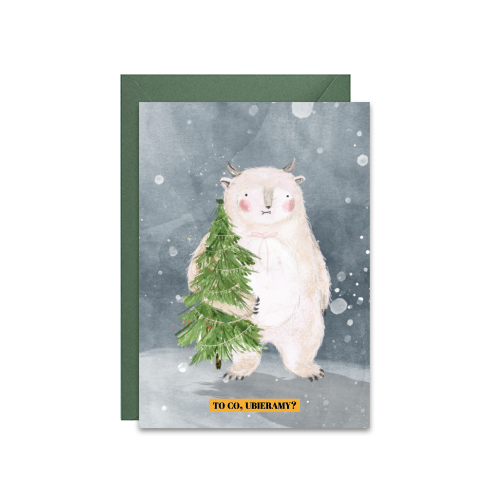 Kartka okolicznościowa A6 - Paperwords - Yeti